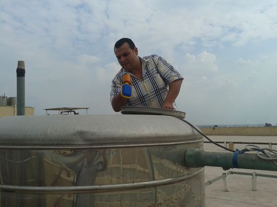 عزل خزان ارضي قديم