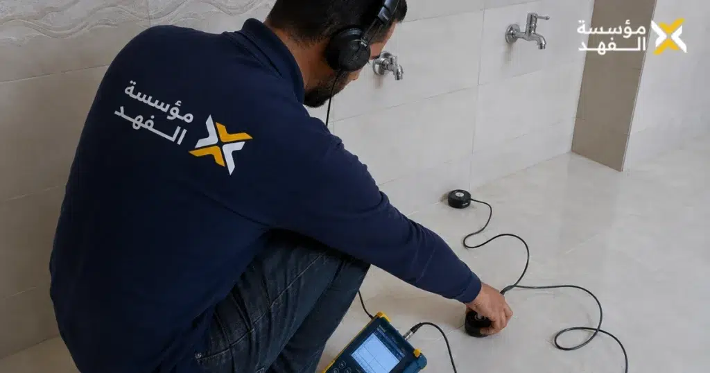 كشف عن التسربات بدون تكسير